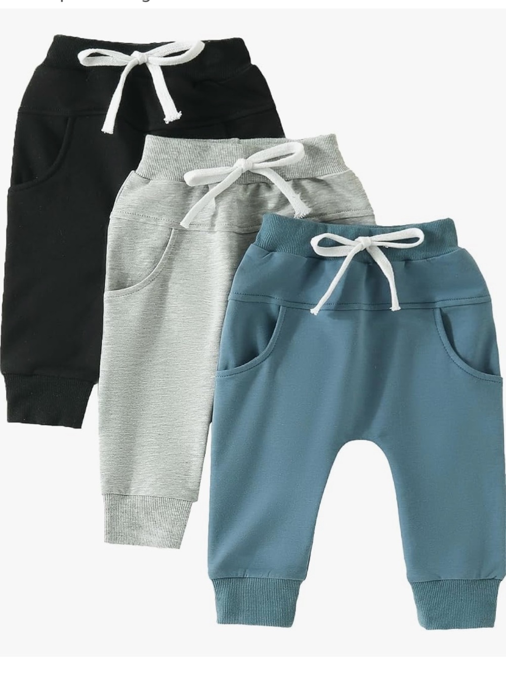 Baby Boys 3-Pack Jogger Pants